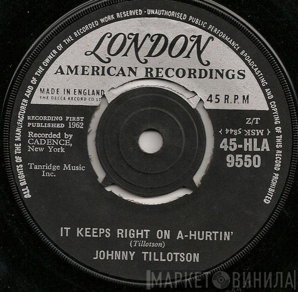 Johnny Tillotson - It Keeps Right On A-Hurtin'