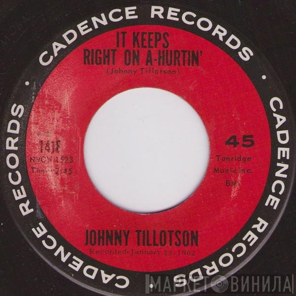 Johnny Tillotson - It Keeps Right On A-Hurtin'