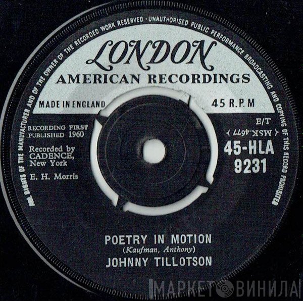 Johnny Tillotson - Poetry In Motion