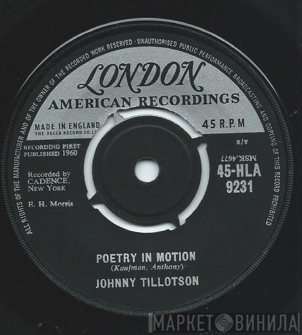 Johnny Tillotson - Poetry In Motion