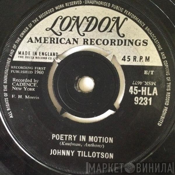 Johnny Tillotson  - Poetry In Motion
