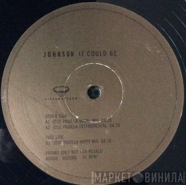 Johnson - It Could Be (Jose Padilla Mixes)