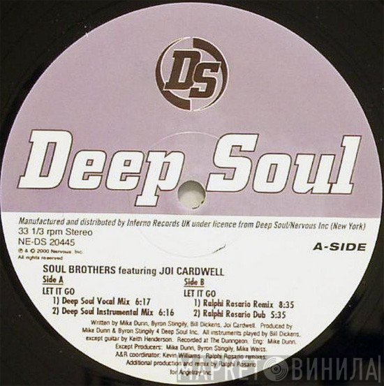 Joi Cardwell, Soul Brothers  - Let It Go