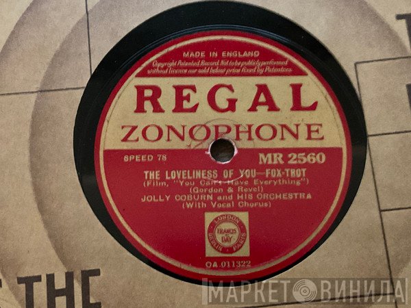 Jolly Coburn And His Orchestra - Afraid To Dream / The Loveliness Of You 