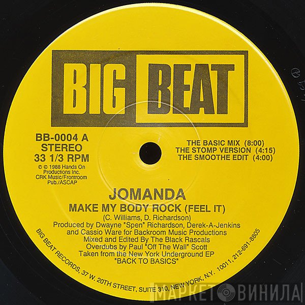 Jomanda - Make My Body Rock (Feel It)