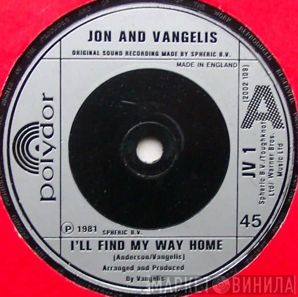 Jon & Vangelis - I'll Find My Way Home