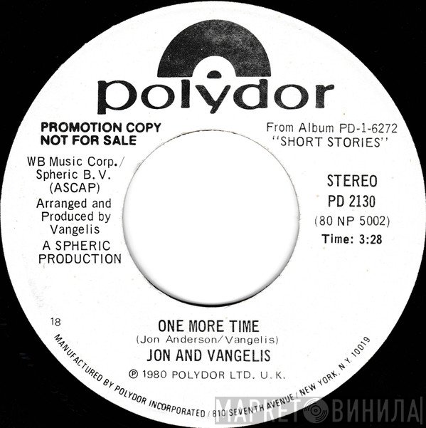 Jon & Vangelis  - One More Time