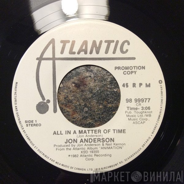 Jon Anderson  - All In A Matter Of Time / Surrender