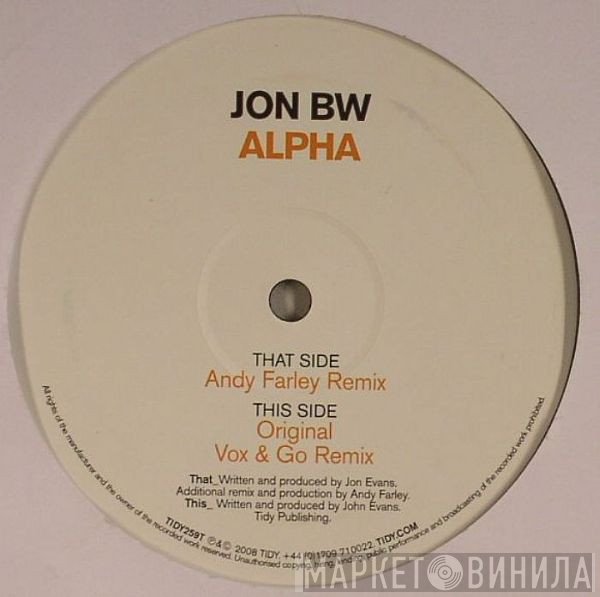 Jon BW - Alpha