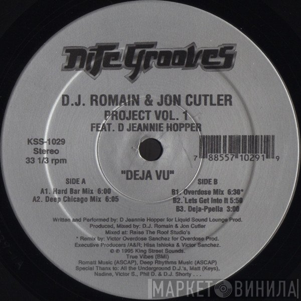 Jon Cutler & DJ Romain, Jeannie Hopper - Project Vol. 1 (Deja Vu)