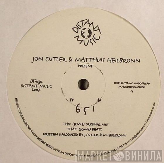 Jon Cutler & Matthias Heilbronn  - 651