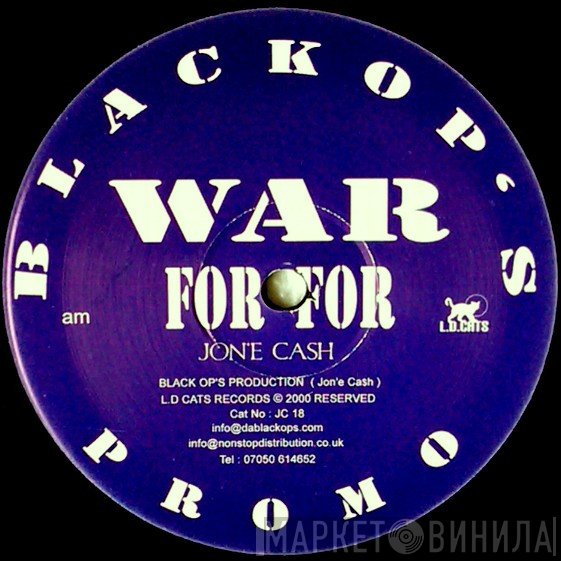 Jon E Cash - War For For