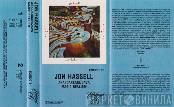 Jon Hassell  - Aka / Darbari / Java - Magic Realism