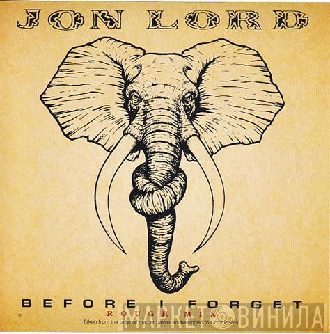 Jon Lord  - Before I Forget (Rough Mix)