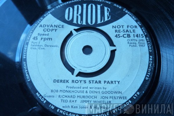 Jon Pertwee, Richard Murdoch, Derek Roy, Jimmy Wheeler, Ted Ray, Ken Jones And His Music - Derek Roy's Star Party