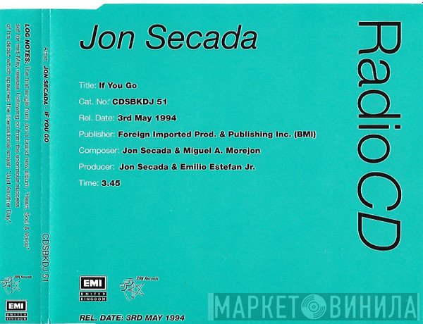 Jon Secada  - If You Go