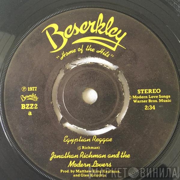 Jonathan Richman & The Modern Lovers - Egyptian Reggae