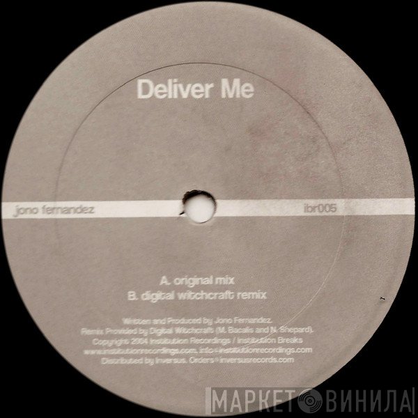 Jono Fernandez - Deliver Me