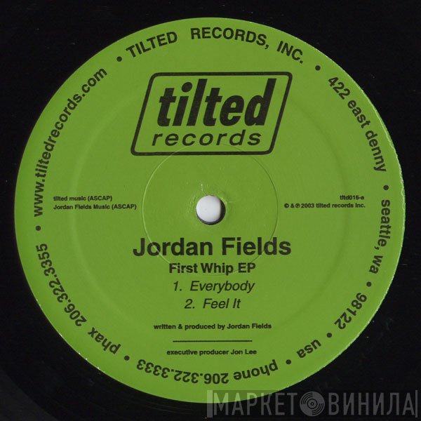 Jordan Fields - Full Tilt Boogie EP