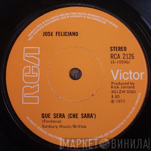José Feliciano - Que Sara (Che Sara')