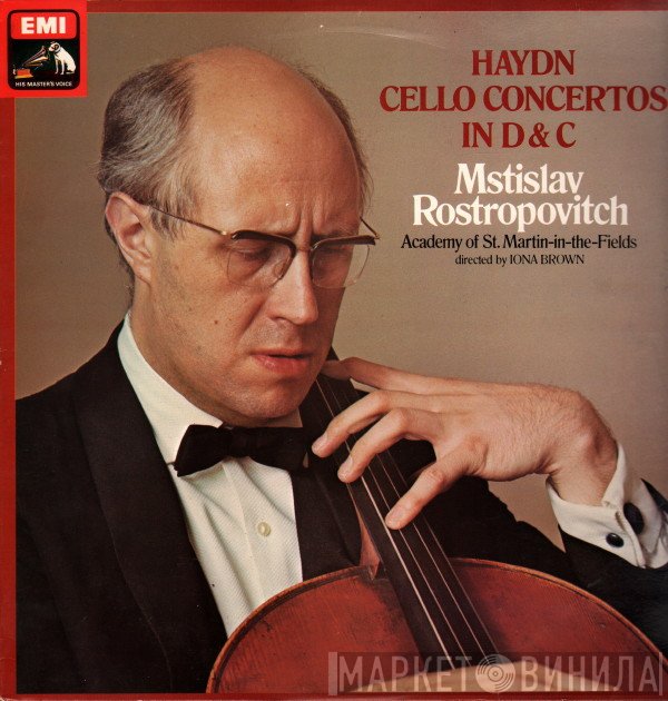 Joseph Haydn, Iona Brown, The Academy Of St. Martin-in-the-Fields, Mstislav Rostropovich - Cello Concerto In C Major / Cello Concerto In D Major, Op.101