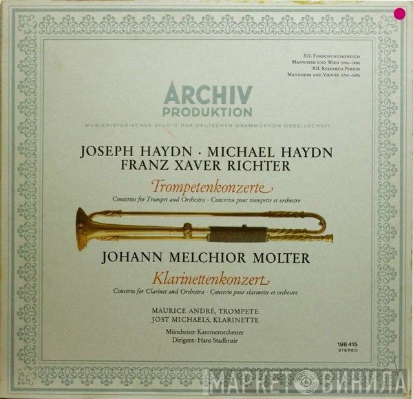 Joseph Haydn, Michael Haydn, Johann Melchior Molter, Franz Xaver Richter - Trompetenkonzerte / Klarinettenkonzert