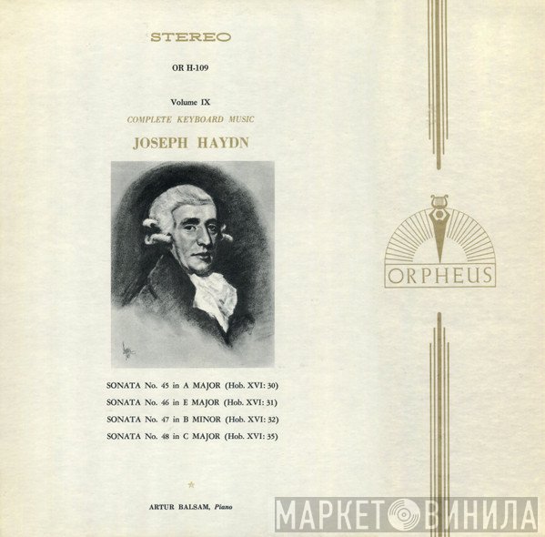 Joseph Haydn - Arthur Balsam  - Complete Keyboard Music Volume IX