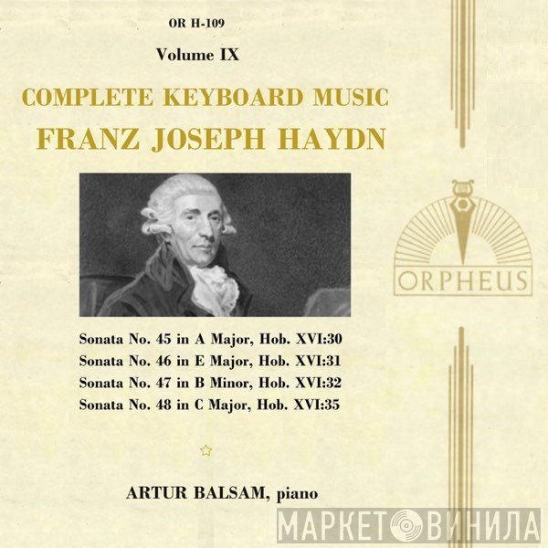 Joseph Haydn - Arthur Balsam  - Complete Keyboard Music Volume IX