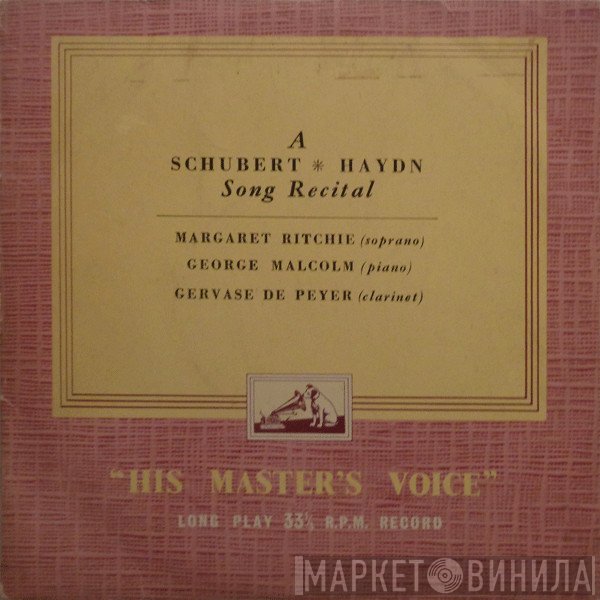 Joseph Haydn, Franz Schubert, George Malcolm, Gervase de Peyer, Margaret Ritchie - A Schubert • Haydn Song Recital