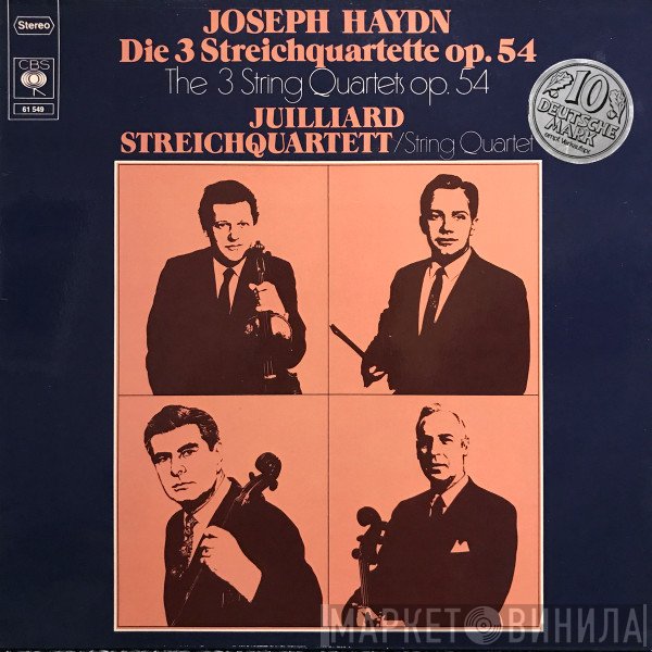 Joseph Haydn, Juilliard String Quartet - Die 3 Streichquartette Op. 54