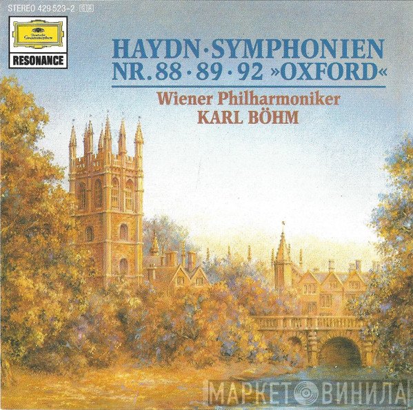 Joseph Haydn, Karl Böhm, Wiener Philharmoniker - Symphonien Nr. 88 • 89 • 92 »Oxford«