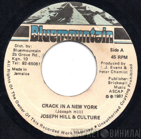 Joseph Hill, Culture - Crack In A New York