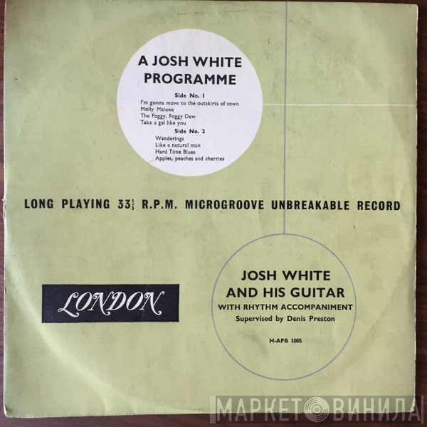 Josh White - A Josh White Program