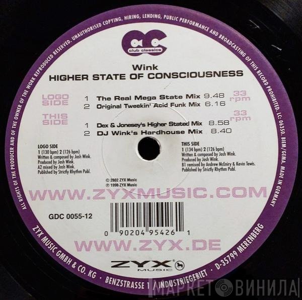 Josh Wink - Higher State Of Consciousness ('96 Remixes)
