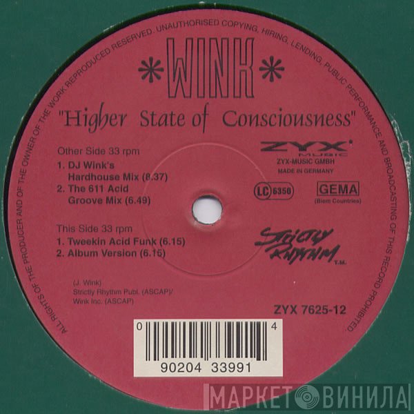 Josh Wink  - Higher State Of Consciousness
