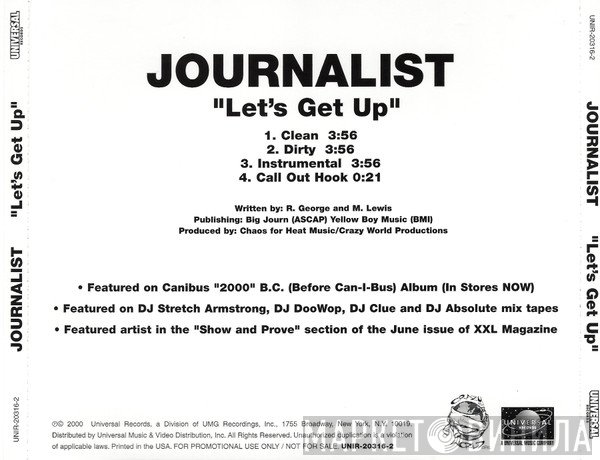 Journalist  - Let's Get Up