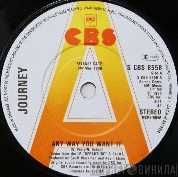 Journey - Any Way You Want It