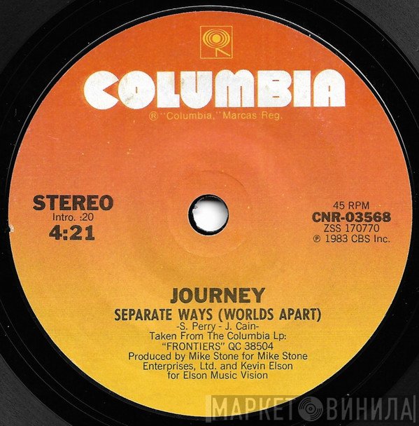 Journey - Separate Ways (Worlds Apart)