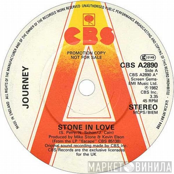 Journey - Stone In Love