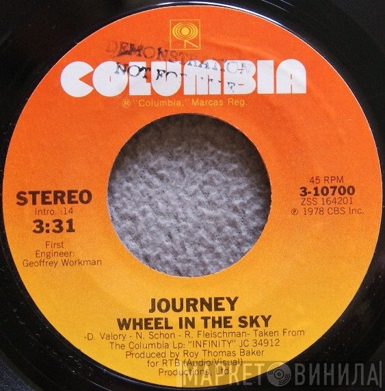 Journey  - Wheel In The Sky