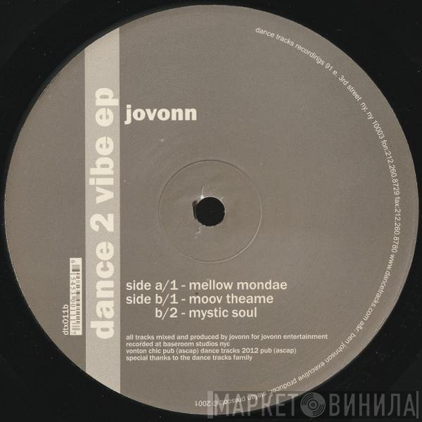 Jovonn - Dance 2 Vibe EP
