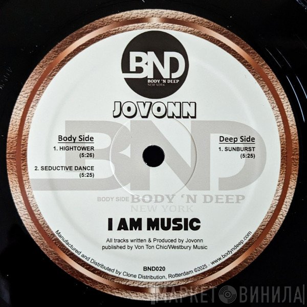 Jovonn - I Am Music