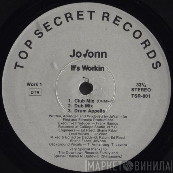 Jovonn - It's Workin