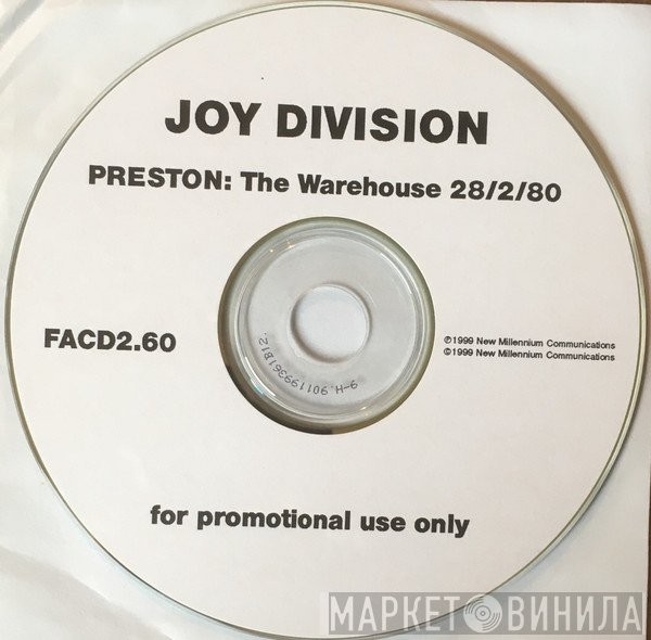 Joy Division - Preston: The Warehouse 28/2/80