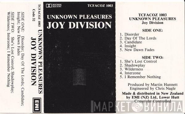 Joy Division  - Unknown Pleasures