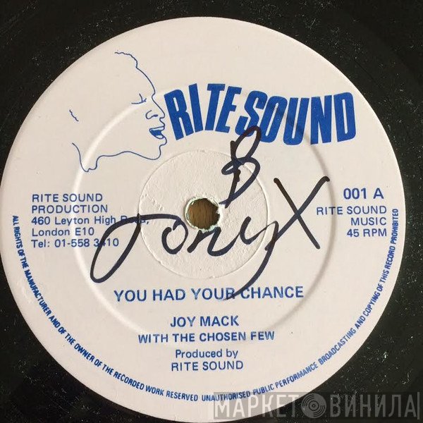 Joy Mack, The Chosen Few - You Had Your Chance