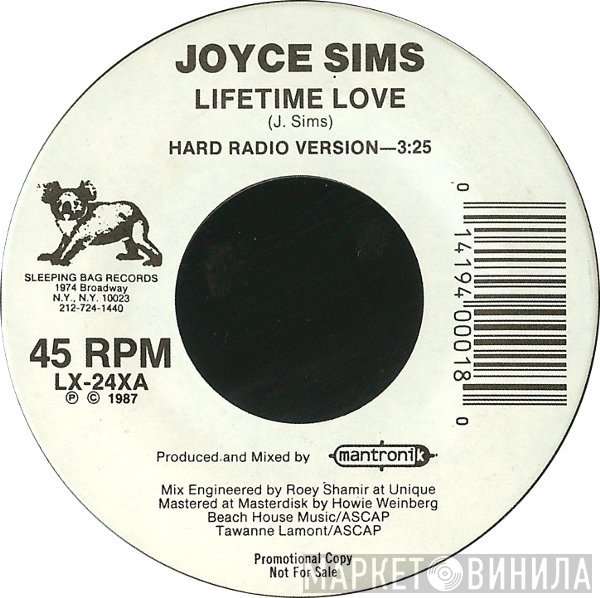 Joyce Sims - Lifetime Love