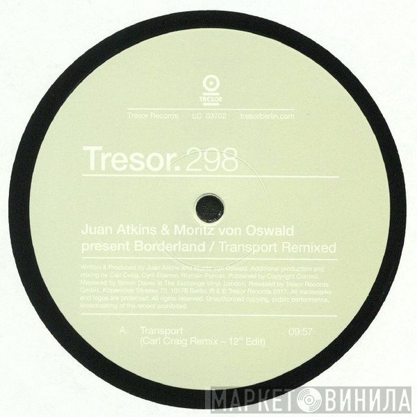 Juan Atkins, Moritz von Oswald, Borderland  - Transport Remixed
