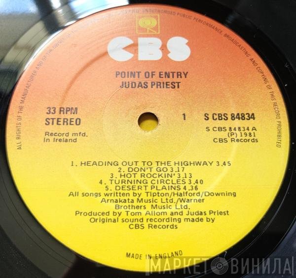 Judas Priest  - Point Of Entry