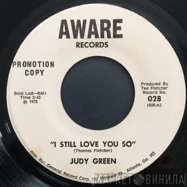 Judy Green  - I Still Love You So / Face To Face